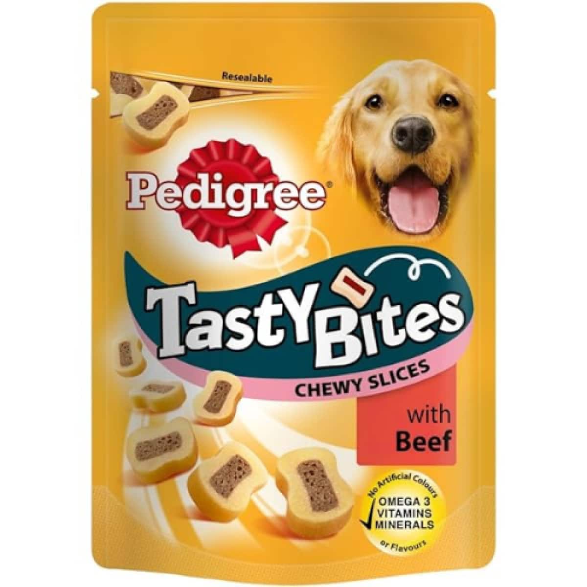 Pedigree Chewy Slices - Beef & Poultry 155g Main Image
