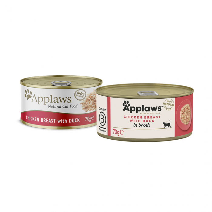 Applaws Tin Chicken Breast with Duck in Broth 70g Main Image