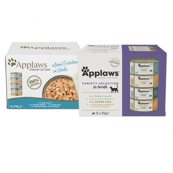 Applaws Tin Variety Selection in Broth 12 x 70g Main Image