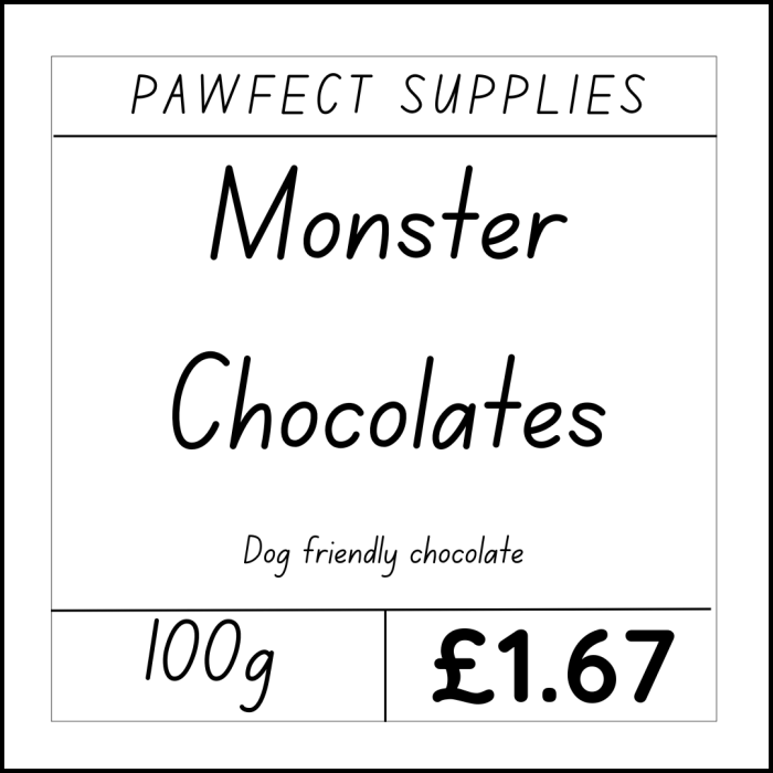 Monster Chocolates Strawberry 100g Main Image