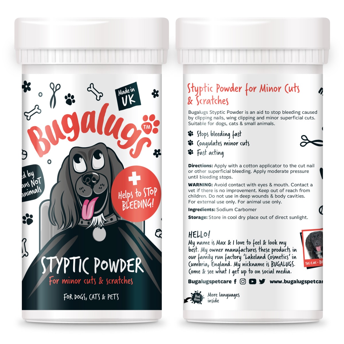 Bugalugs - Styptic Powder 50g Main Image