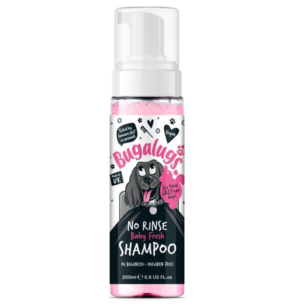 Bugalugs - No Rinse Baby Fresh Shampoo 200ml Main Image