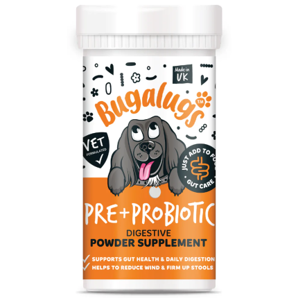 Bugalugs Pre & Probiotic Digestive Supplement Powder 80g