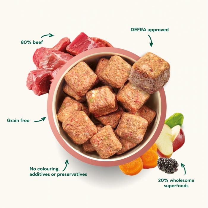 Natures Menu Nuggets 1kg - Grass Fed Beef Main Image