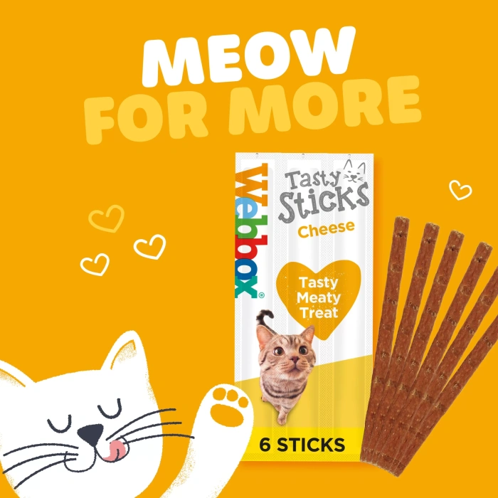 Webbox Cat Tasty Sticks - Cheese Main Image