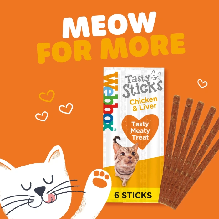 Webbox Cat Tasty Sticks - Chicken & Liver Main Image