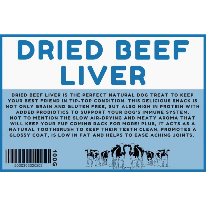 Dried Beef Liver 100g Main Image