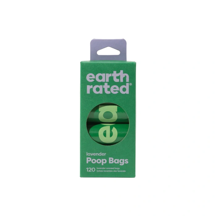 Earth Rated Poop Bags Lavender x 8 rolls Main Image