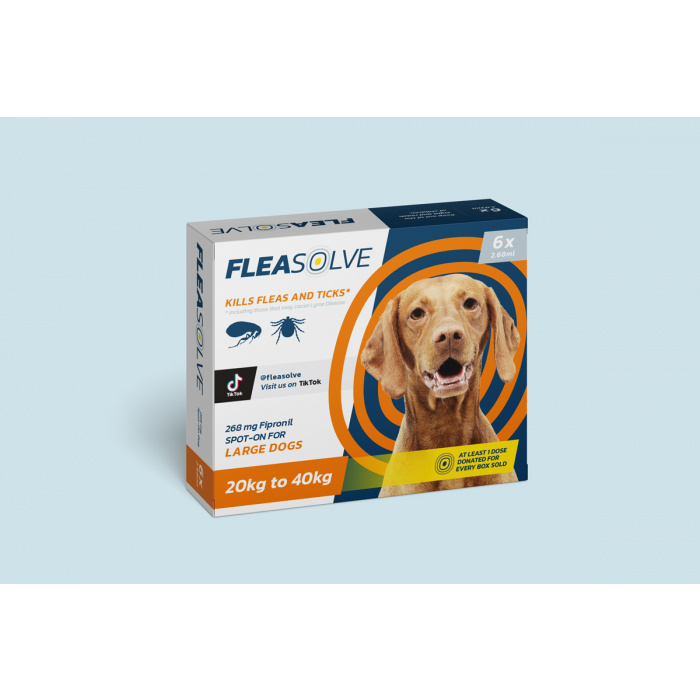 FleaSolve Spot-on Solution for Large Dogs 20-40kg Main Image