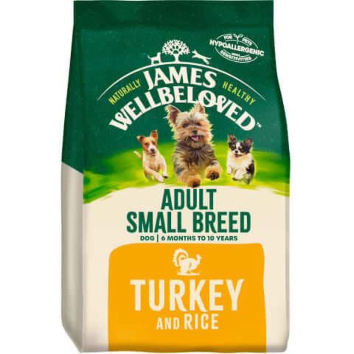 James Wellbeloved Adult Small Breed - Turkey 1.5kg Main Image