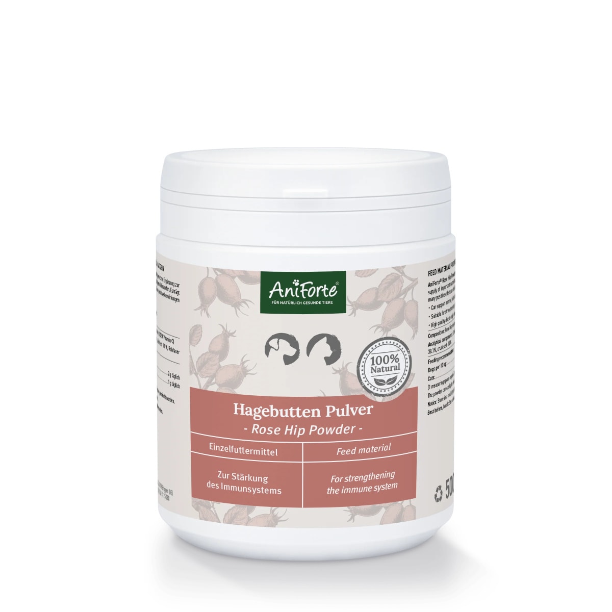 Aniforte Rose Hip Powder for Dogs and Cats 250g Main Image