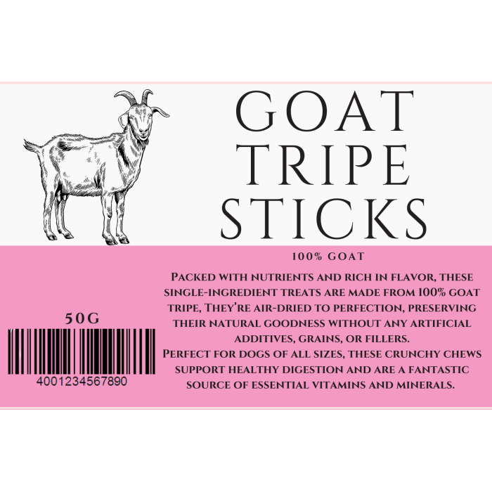 Goat Tripe Sticks 50g Main Image