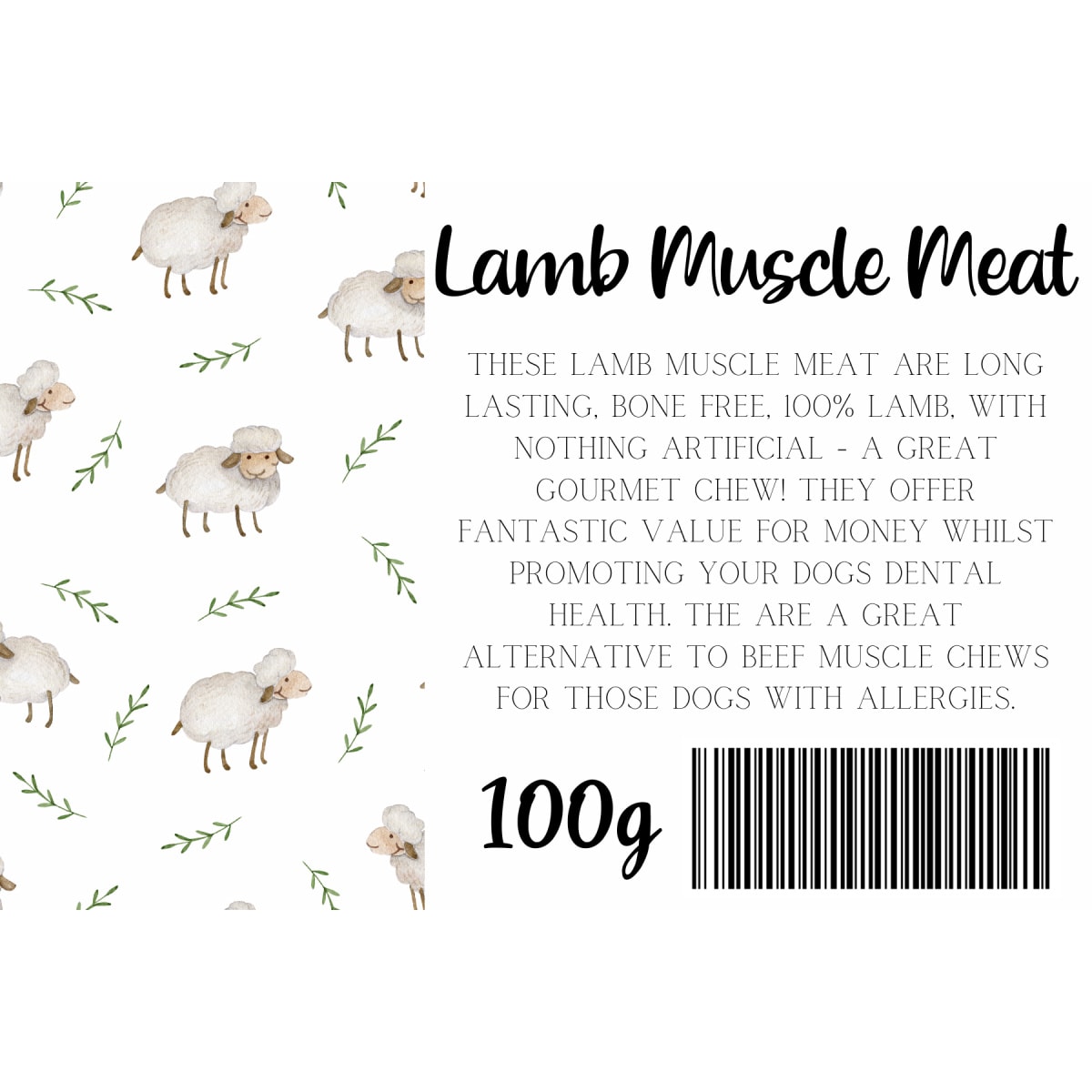 Lamb Muscle Meat 100g Main Image