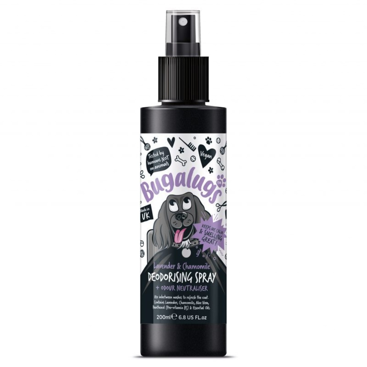 Bugalugs - Lavender & Chamomile Deodorising Spray 200ml Main Image