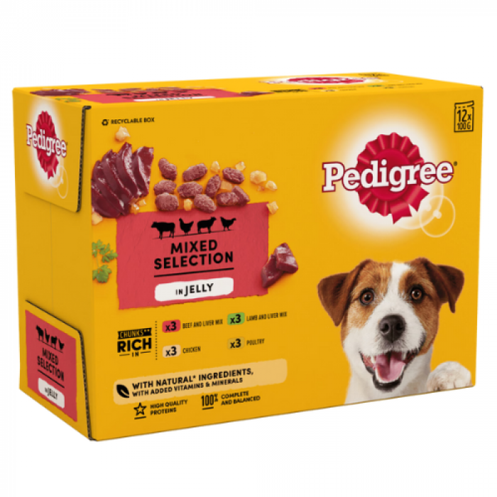 Pedigree Mixed Selection in Jelly 12 x 100g Main Image