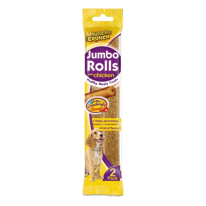 Munch & Crunch Jumbo Rolls with Chicken 2pk Main Image