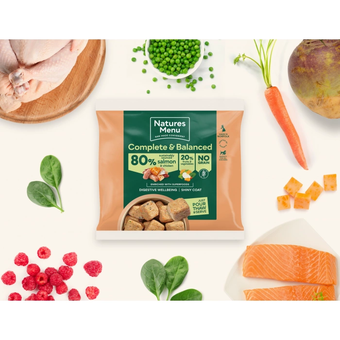 Natures Menu Nuggets 1kg - Salmon & Chicken 80/20 Main Image