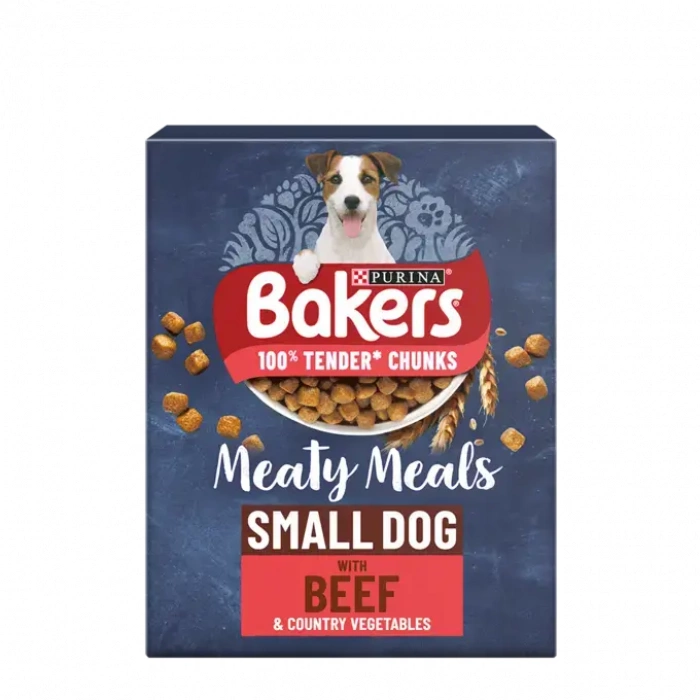 Bakers Meaty Meals Small Dog Beef 1kg Main Image