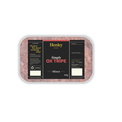 Henley Simply Ox Tripe Mince 500g
