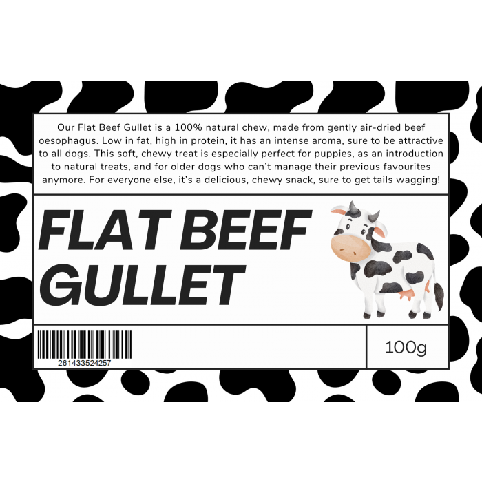 Flat Beef Gullet 100g Main Image