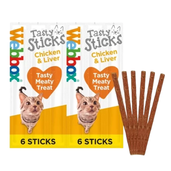 Webbox Cat Tasty Sticks - Chicken & Liver Main Image