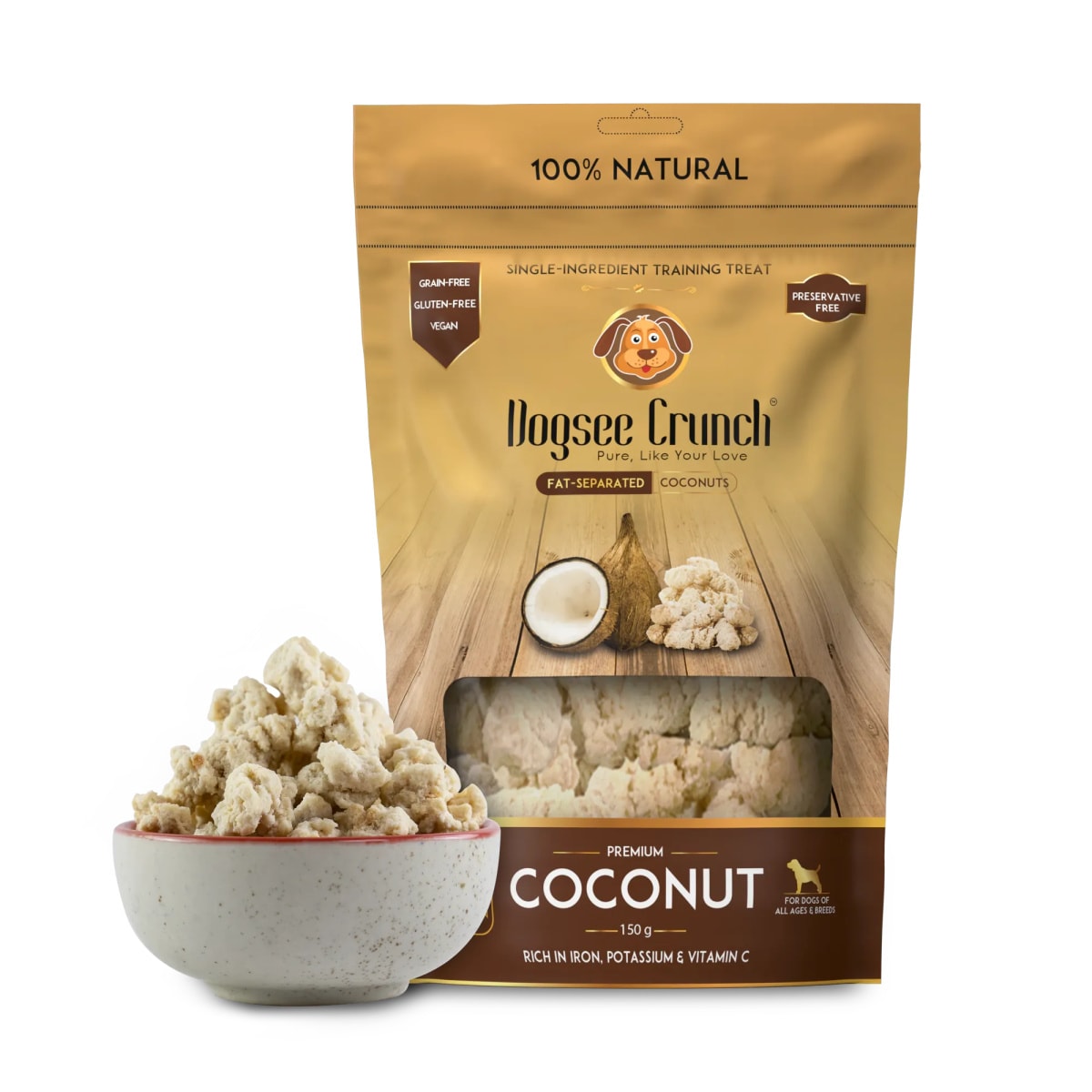 Dogsee Crunch Treats - Coconut 50g Main Image