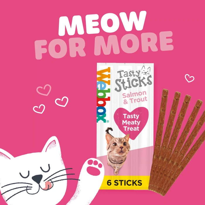 Webbox Cat Tasty Sticks - Salmon & Trout Main Image