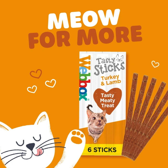 Webbox Cat Tasty Sticks - Turkey & Lamb Main Image