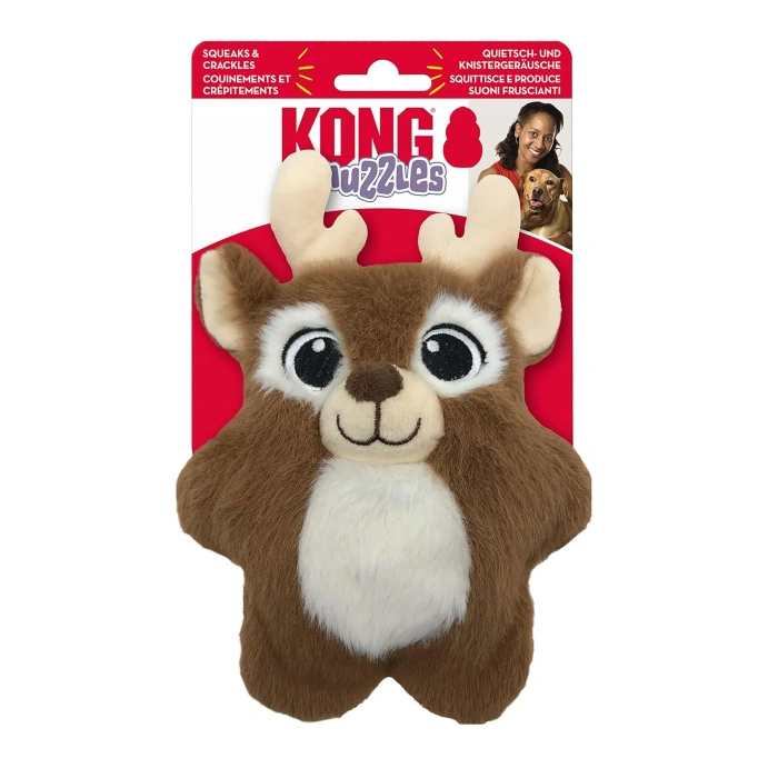 Kong Holiday Snuzzles Reindeer - Small Main Image