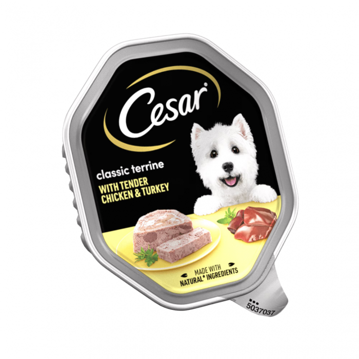 Cesar Classic Terrine Chicken & Turkey in Loaf 150g Main Image