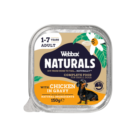 Webbox Naturals Adult in Gravy 150g - Chicken