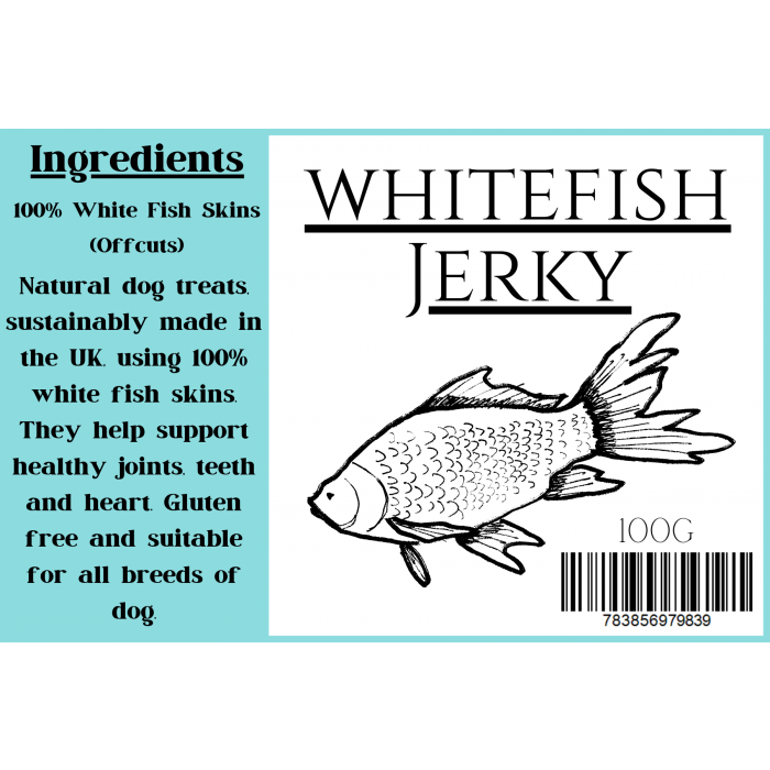White Fish Jerky (Cutoffs) 100g Main Image