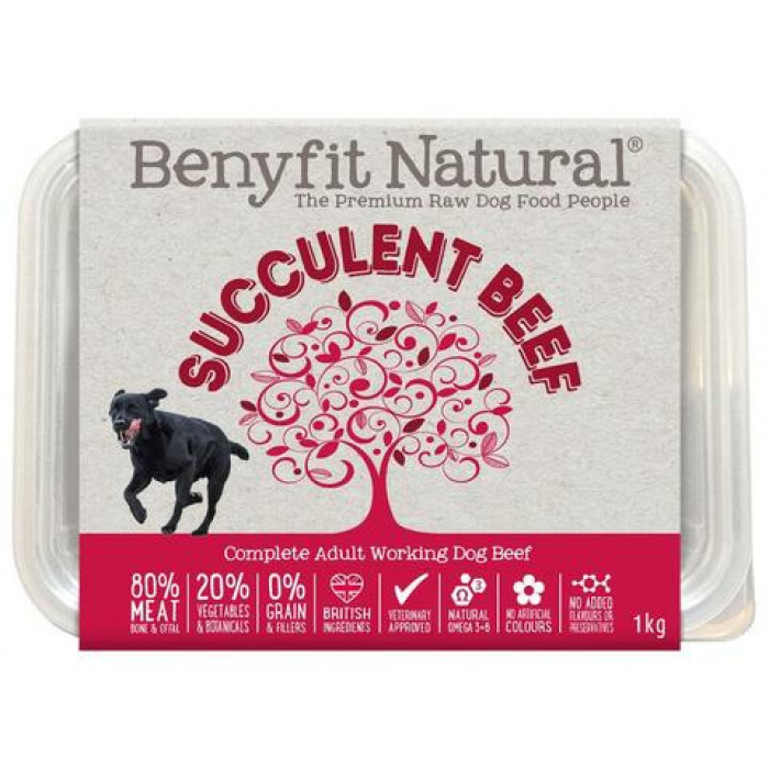 Benyfit Natural Complete - Succulent Beef 1kg Main Image