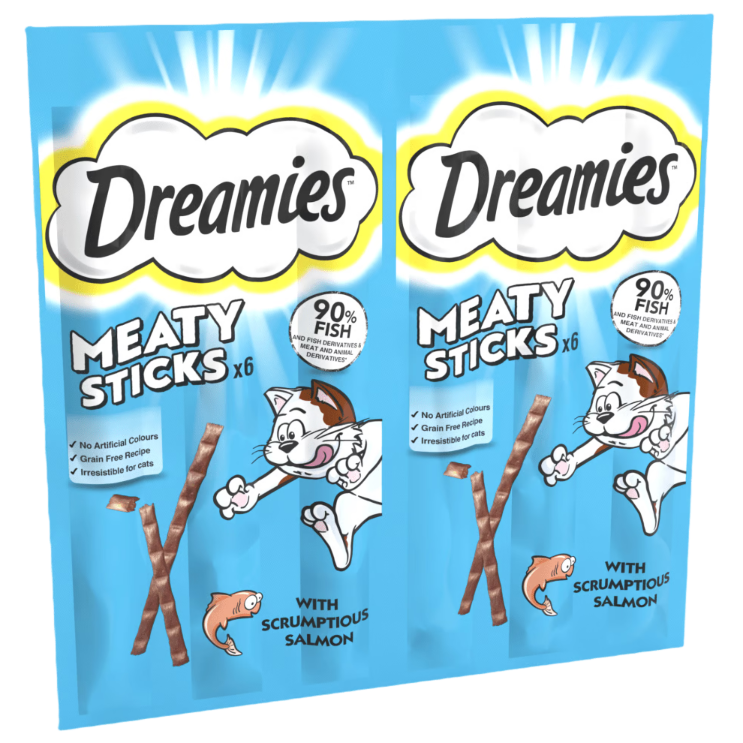 blanks Dreamies Meaty Sticks 30g - Scrumptious Salmon - Image 1