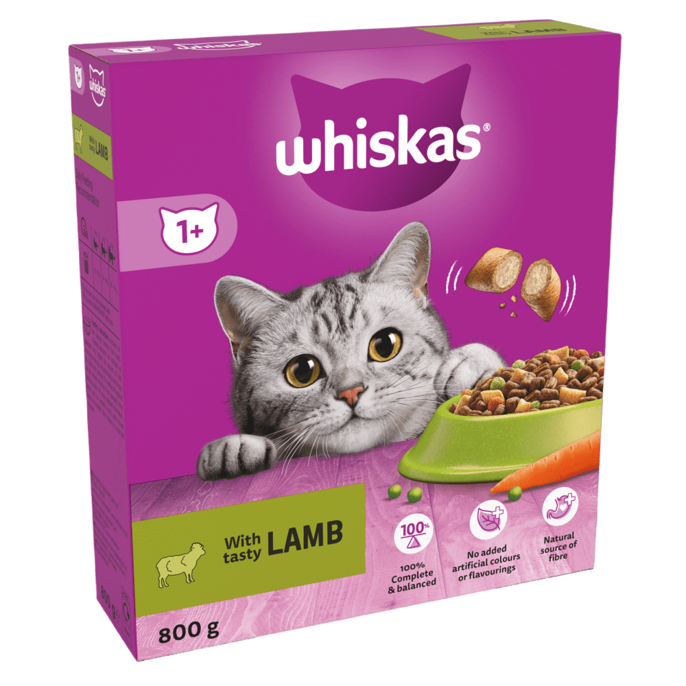 bnahciwsld6k9ebvjcxg Whiskas Adult with Lamb 800g - Image 1