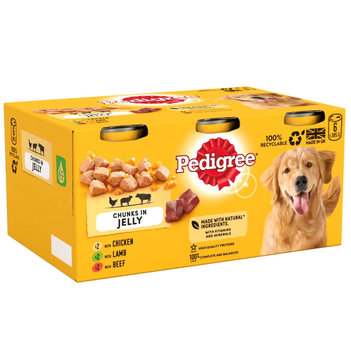 Pedigree Can Mixed In Jelly 6 x 400g Main Image