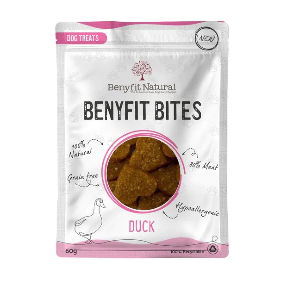 Benyfit Natural - Duck Bites 60g Main Image