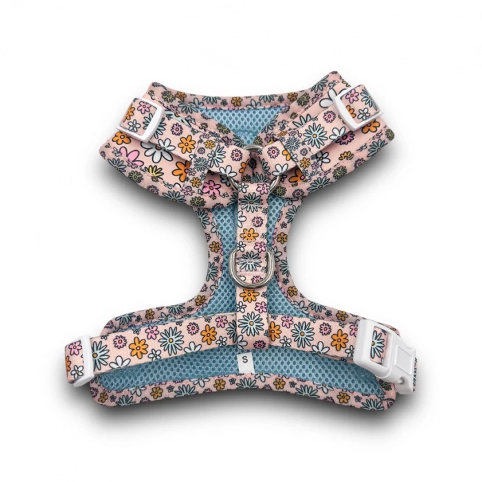 Pembs Pooches Adjustable Harness - Floral Frenzy Main Image