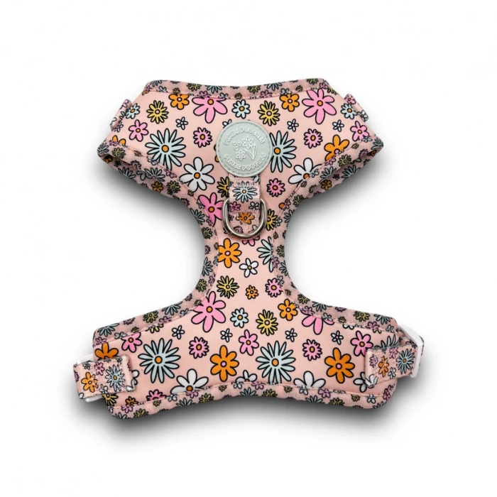 Pembs Pooches Adjustable Harness - Floral Frenzy Main Image