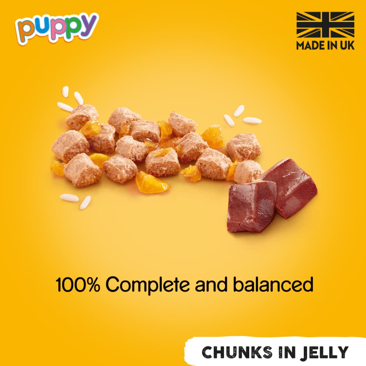 Pedigree Can Puppy Mixed Chunks in Jelly 6 x 400g Main Image