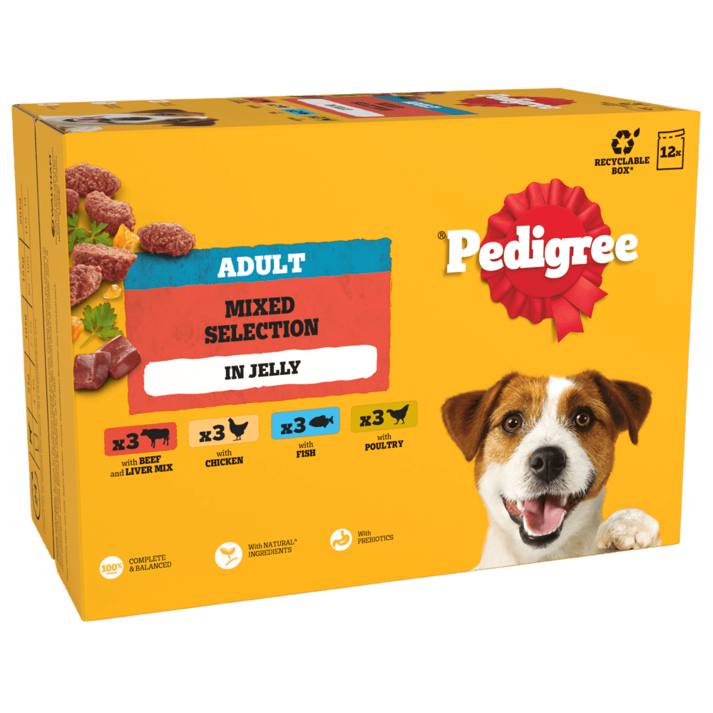 kd9jowsgmec3jgtroyrp Pedigree Adult Mixed Selection In Jelly 12 x 100g - Image 1