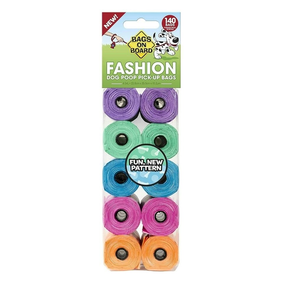 _nu9ETrTy2CAYY82TrFbTHH20_1076964405 (1) Bags on Board Poo Bags 10 Rolls - Fun / Fashion - Image 1