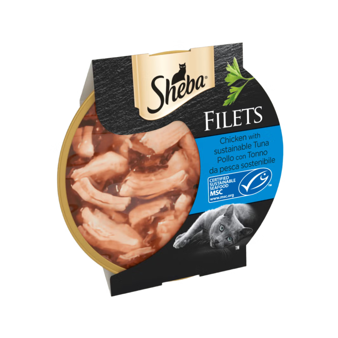 sheba (3) Sheba Fillets Adult 60g - Chicken with Tuna - Image 1