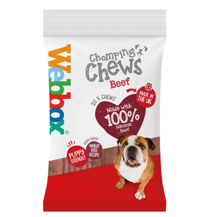 Webbox Chomping Chews 200g - Beef Main Image